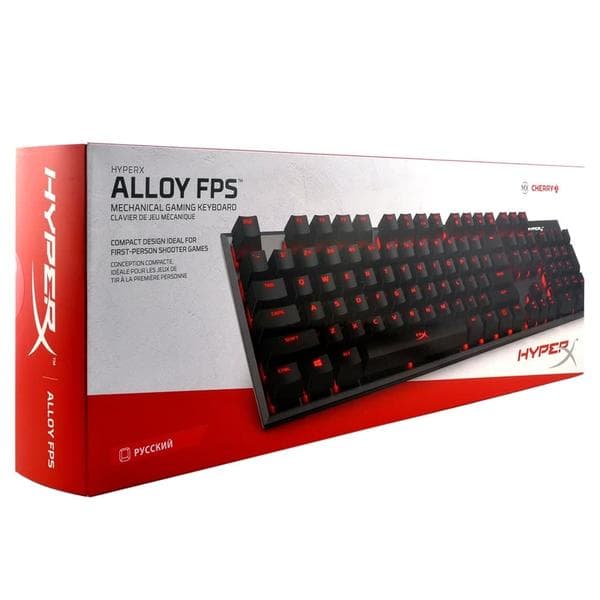 Клавиатура HyperX Alloy FPS Black Cherry MX Red