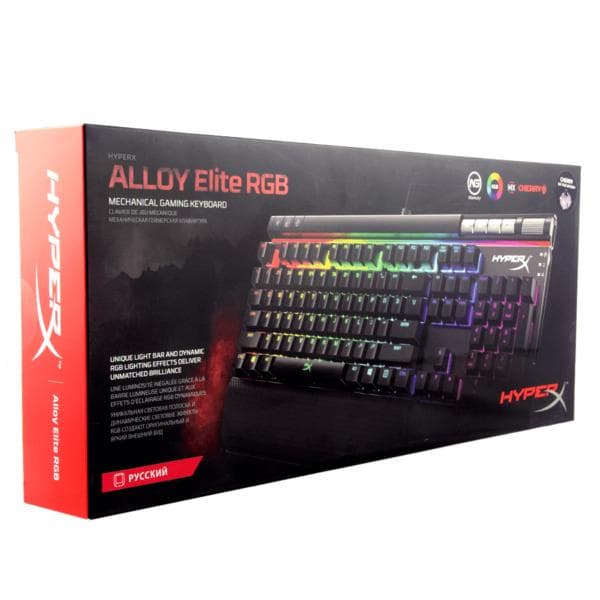 Клавиатура HyperX Alloy Elite RGB Cherry MX Blue